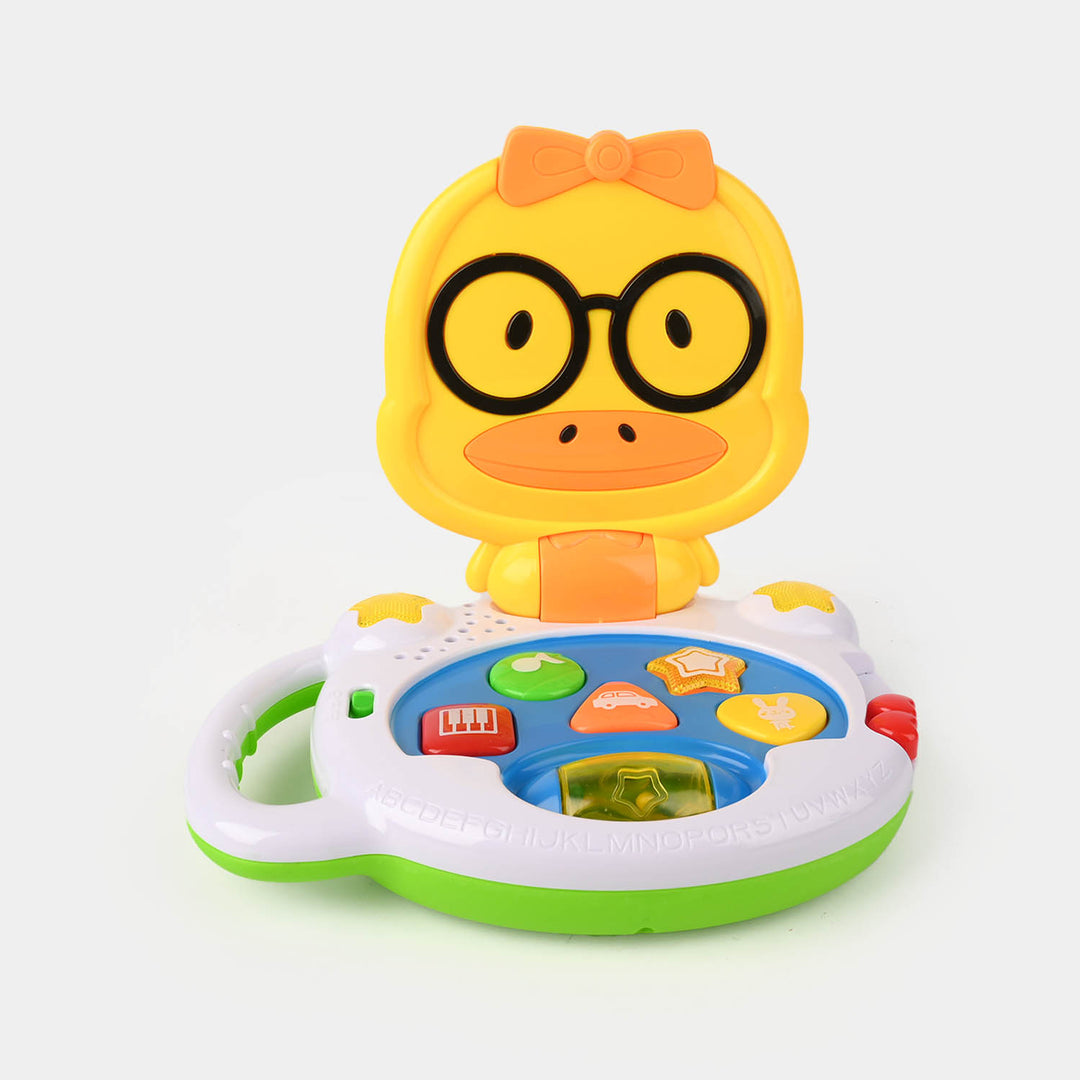 Cartoon Duck With Sounds & Lights Educational Toy