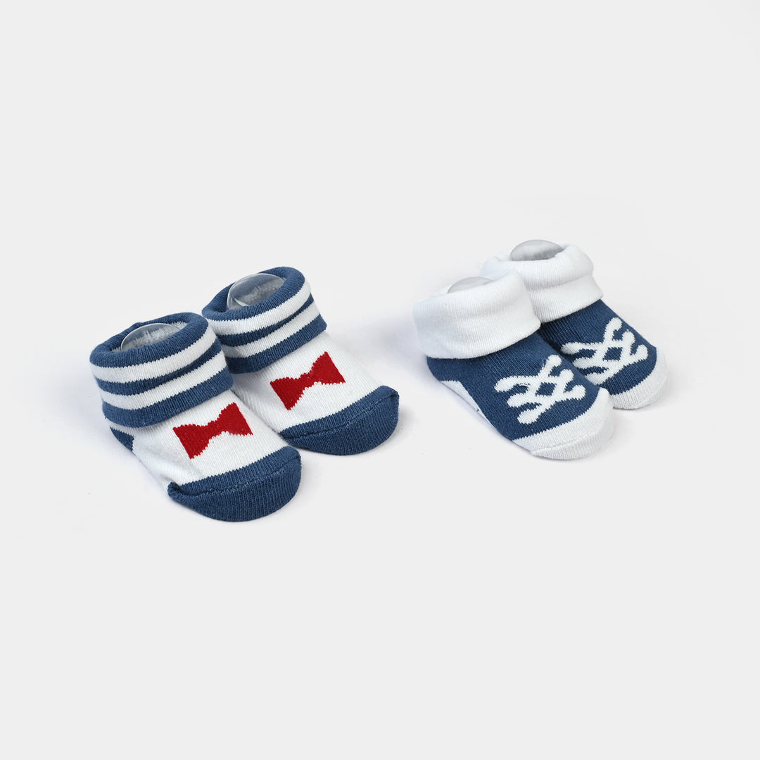 Baby Bibs & Booties Set | 3 Pcs