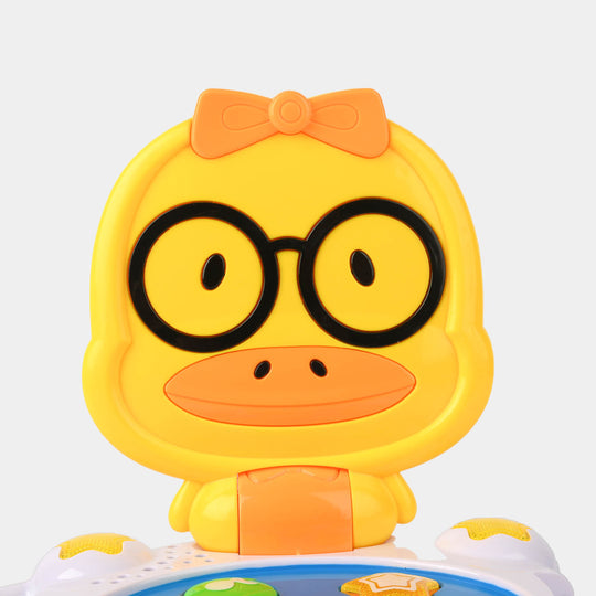 Cartoon Duck With Sounds & Lights Educational Toy