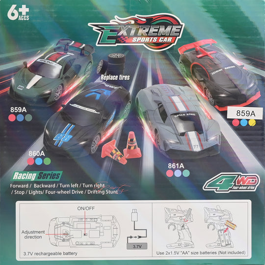 Kids 2.4G Extreme Racing Drifting Stunt Remote Control Car