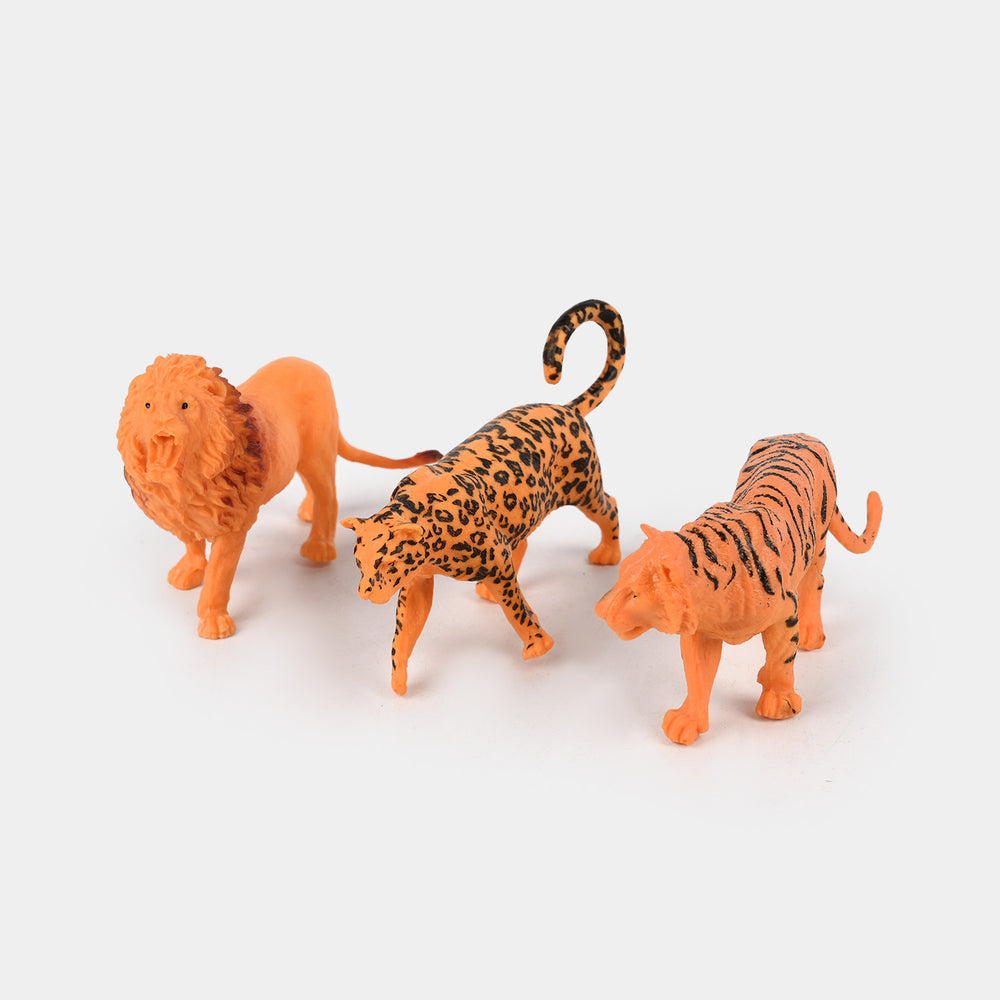 Wild Safari Animals 6PCs For Kids