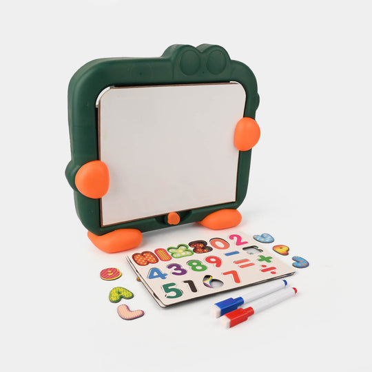 Magnetic Puzzle & Whiteboard – Educational Toy for Kids