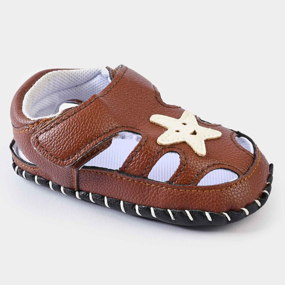 Baby Boy Shoes C-524-BROWN