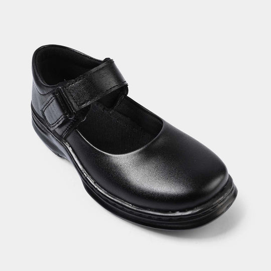 Girls School Shoes ES-09-BLACK