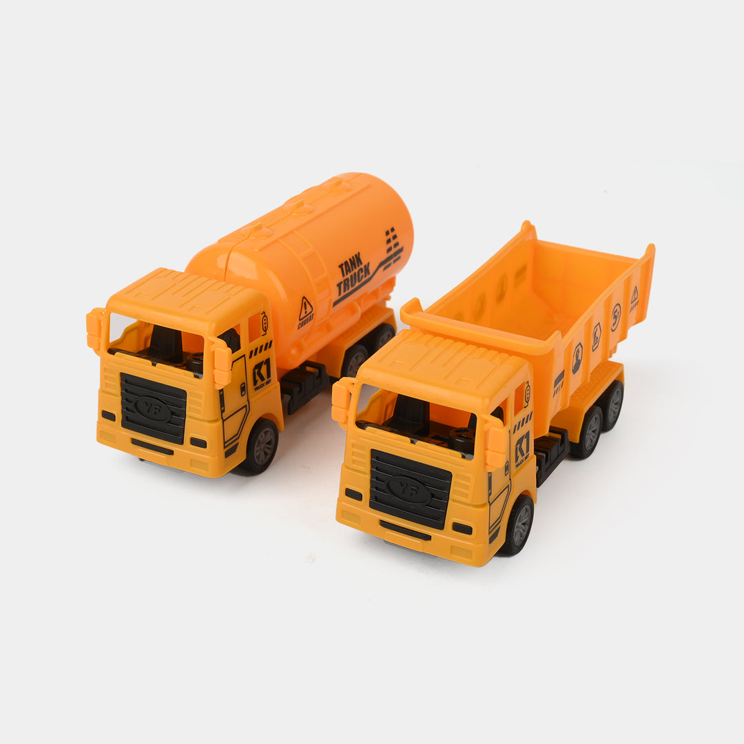 Die-Cast Construction Truck Toys Set