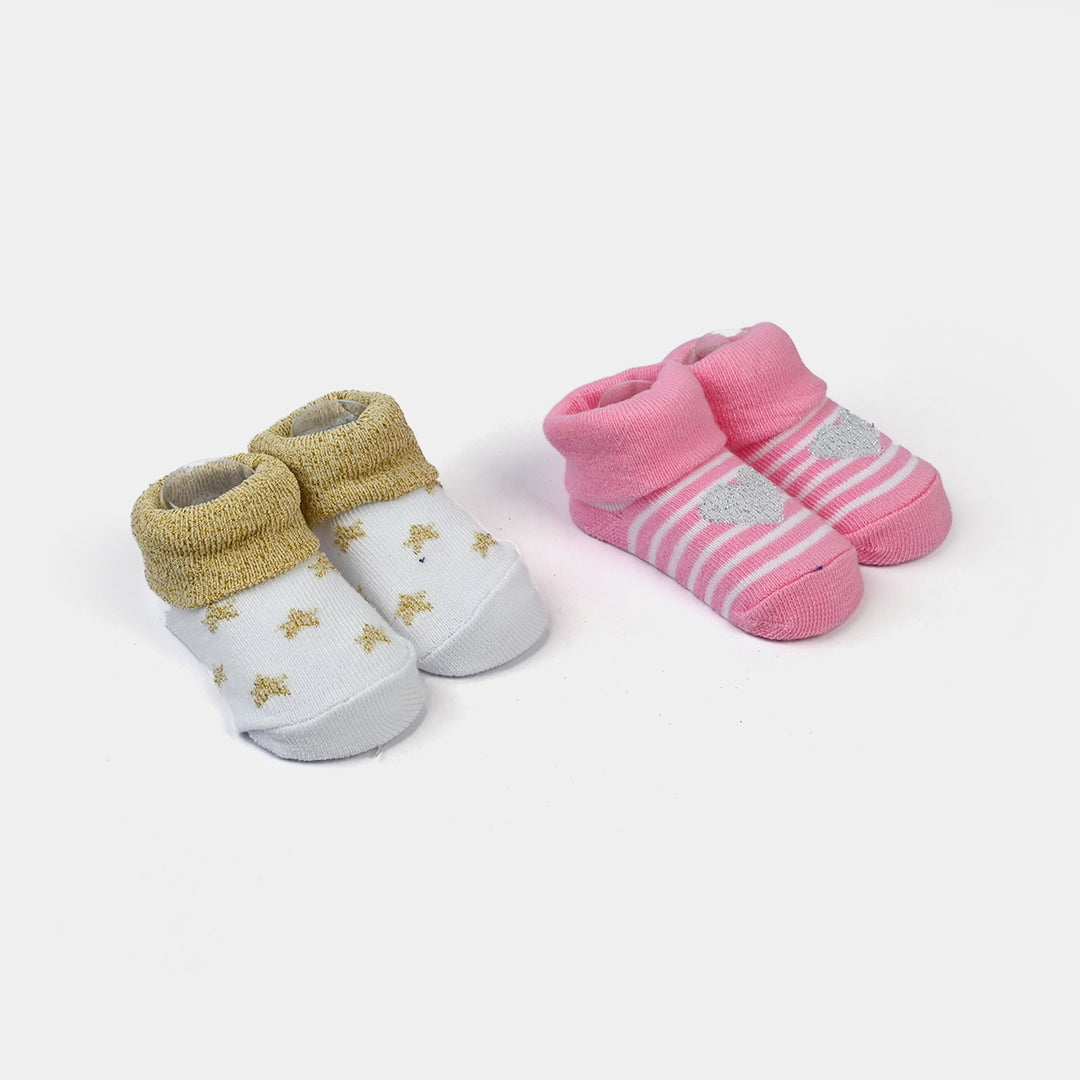 Baby Bibs & Booties Set | 5 Pcs