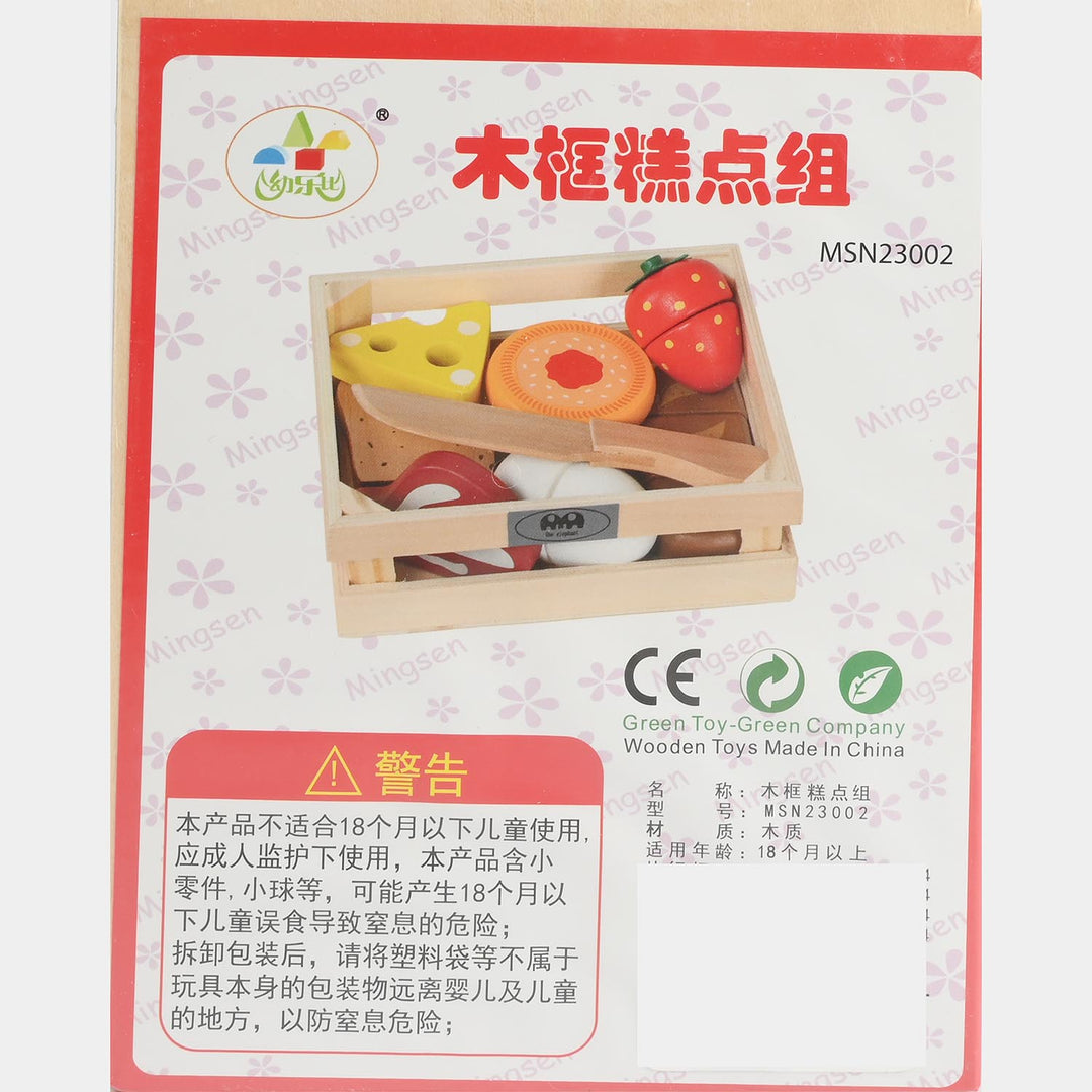 Wooden Pretend Play Food Set