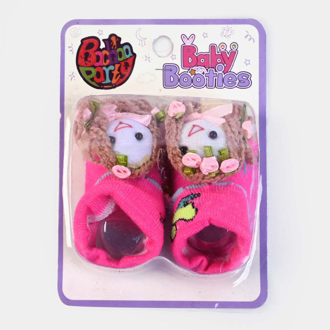BP N. B Baby Booties -D. PINK