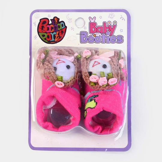BP N. B Baby Booties -D. PINK