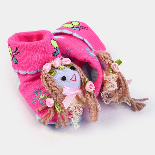BP N. B Baby Booties -D. PINK
