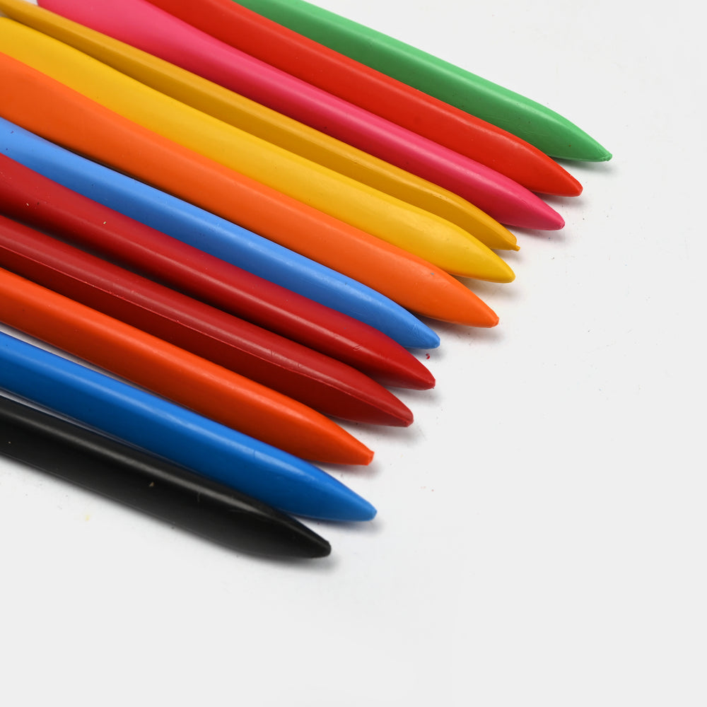 FUN & LEARN WITH PLASTIC CRAYON | 24Pcs