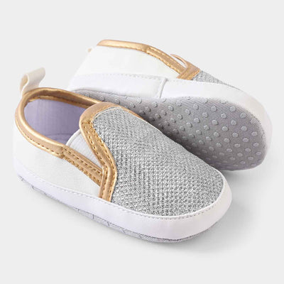 Baby Girl Shoes B232-SILVER