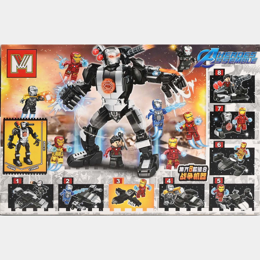 Action-Packed Building Blocks Set