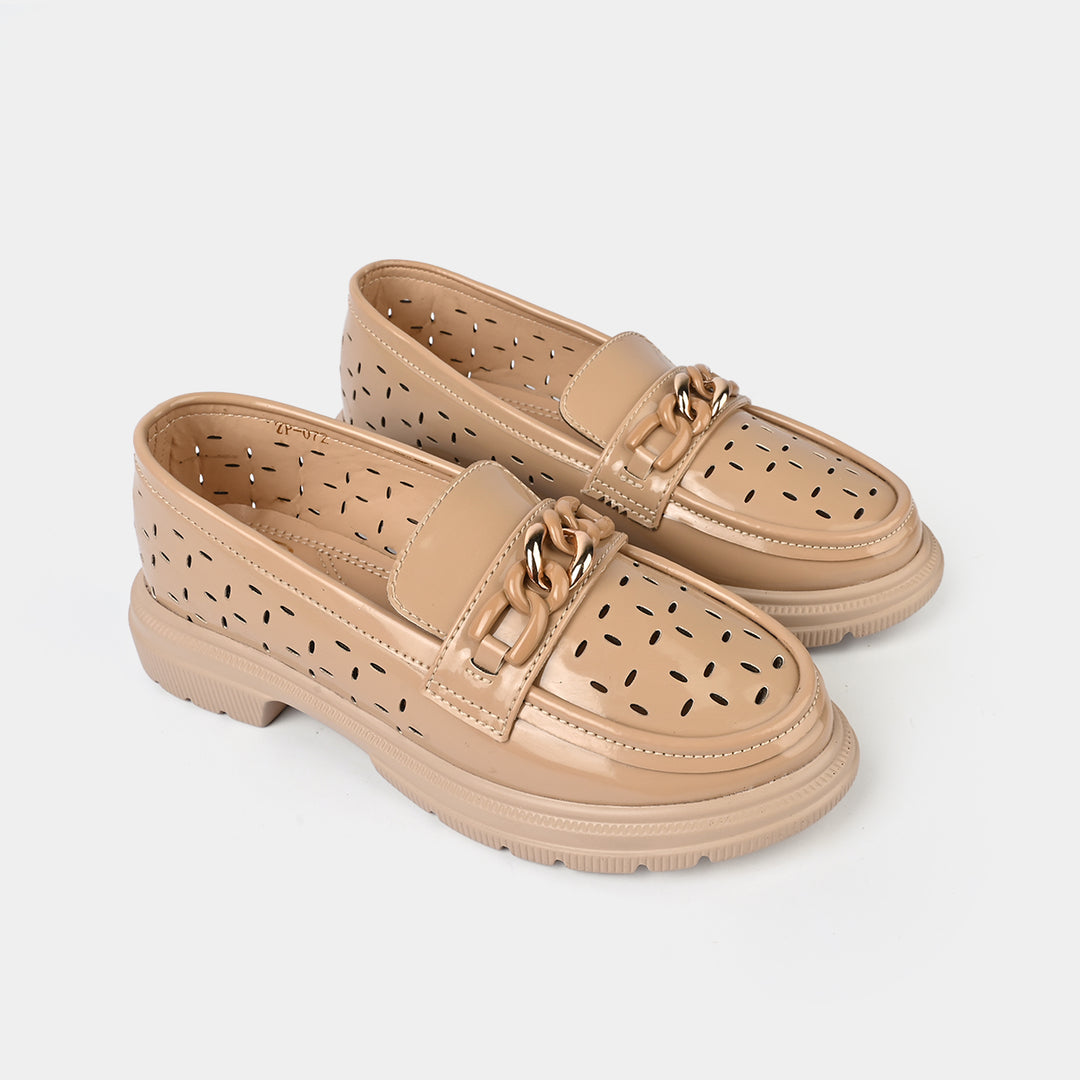 Girls Loafer ZP-072-BEIGE