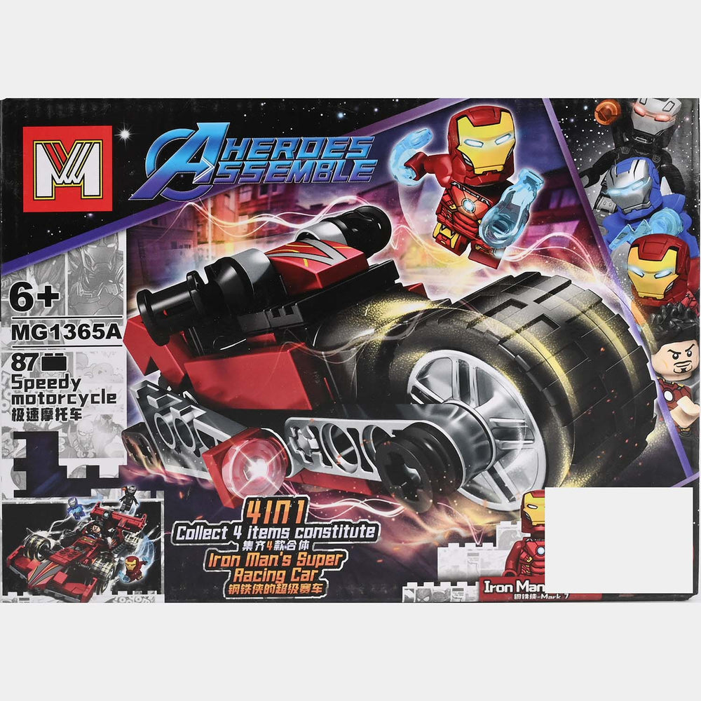 Action-Packed Building Blocks Set