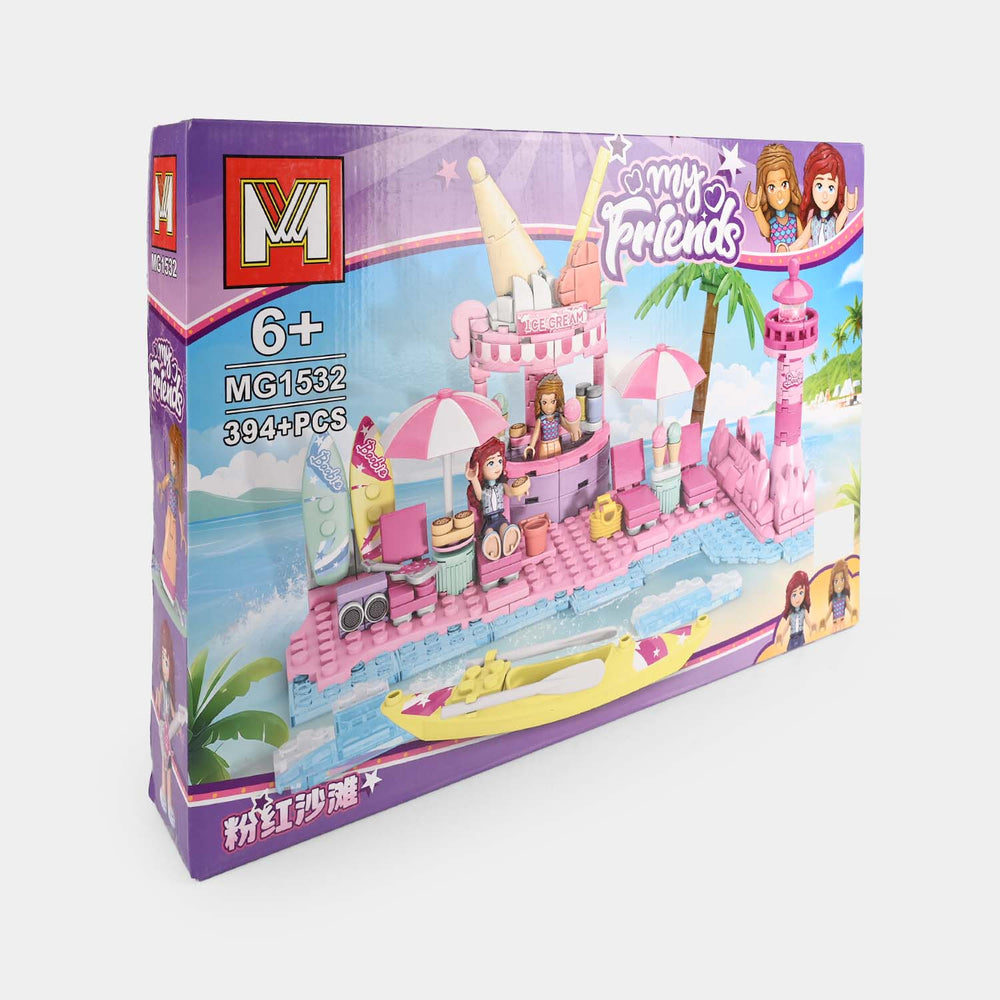 Vacation Themed Building Blocks Set for Kids