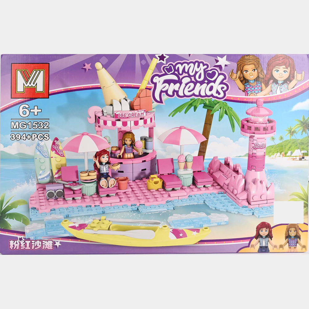 Vacation Themed Building Blocks Set for Kids