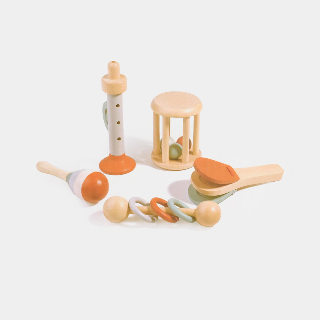Wooden Musical Instrument Toy 5-Piece Set