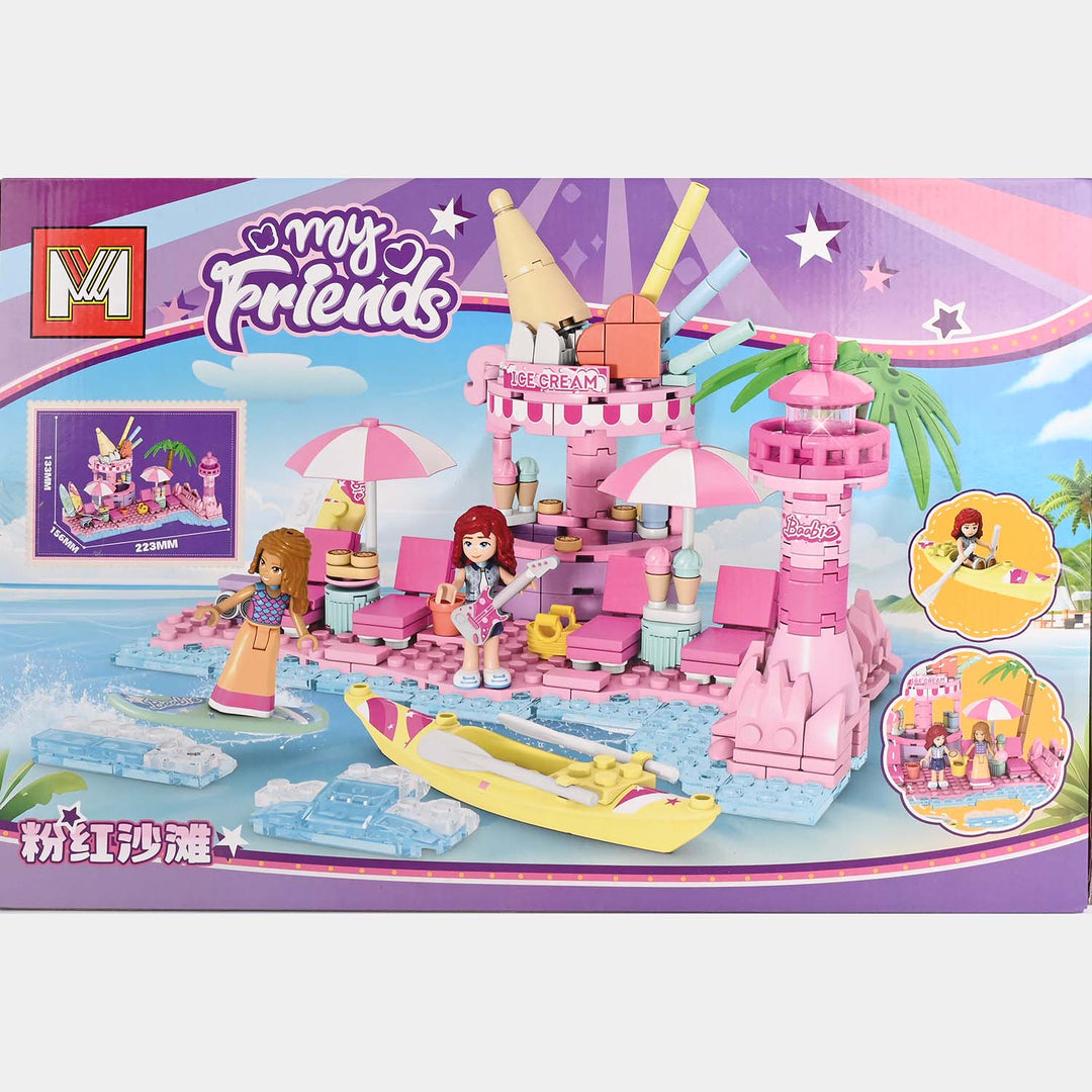 Vacation Themed Building Blocks Set for Kids