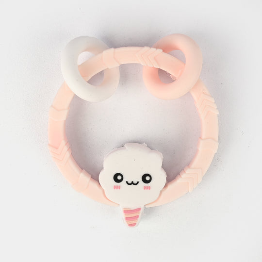 Baby Silicone Teether Ring 3M+