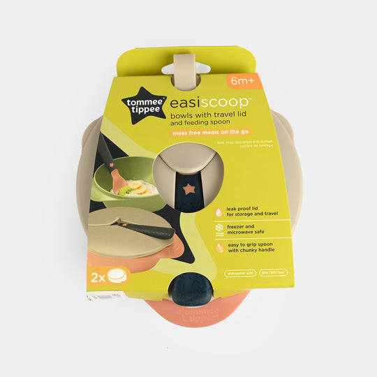 Easiscoop Bowls with Travel Lid & Spoon