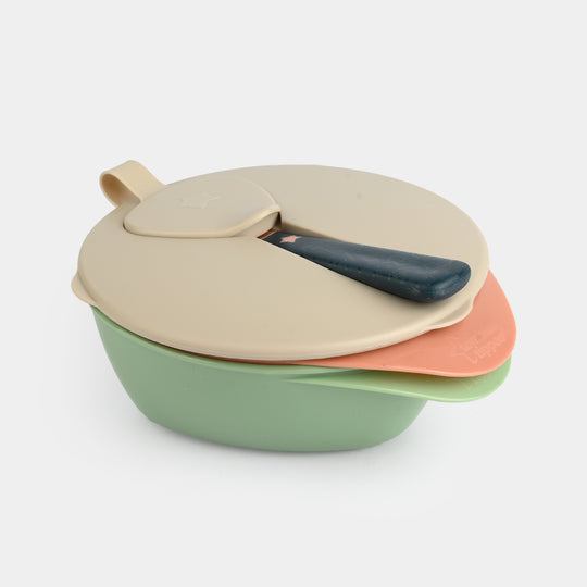 Easiscoop Bowls with Travel Lid & Spoon