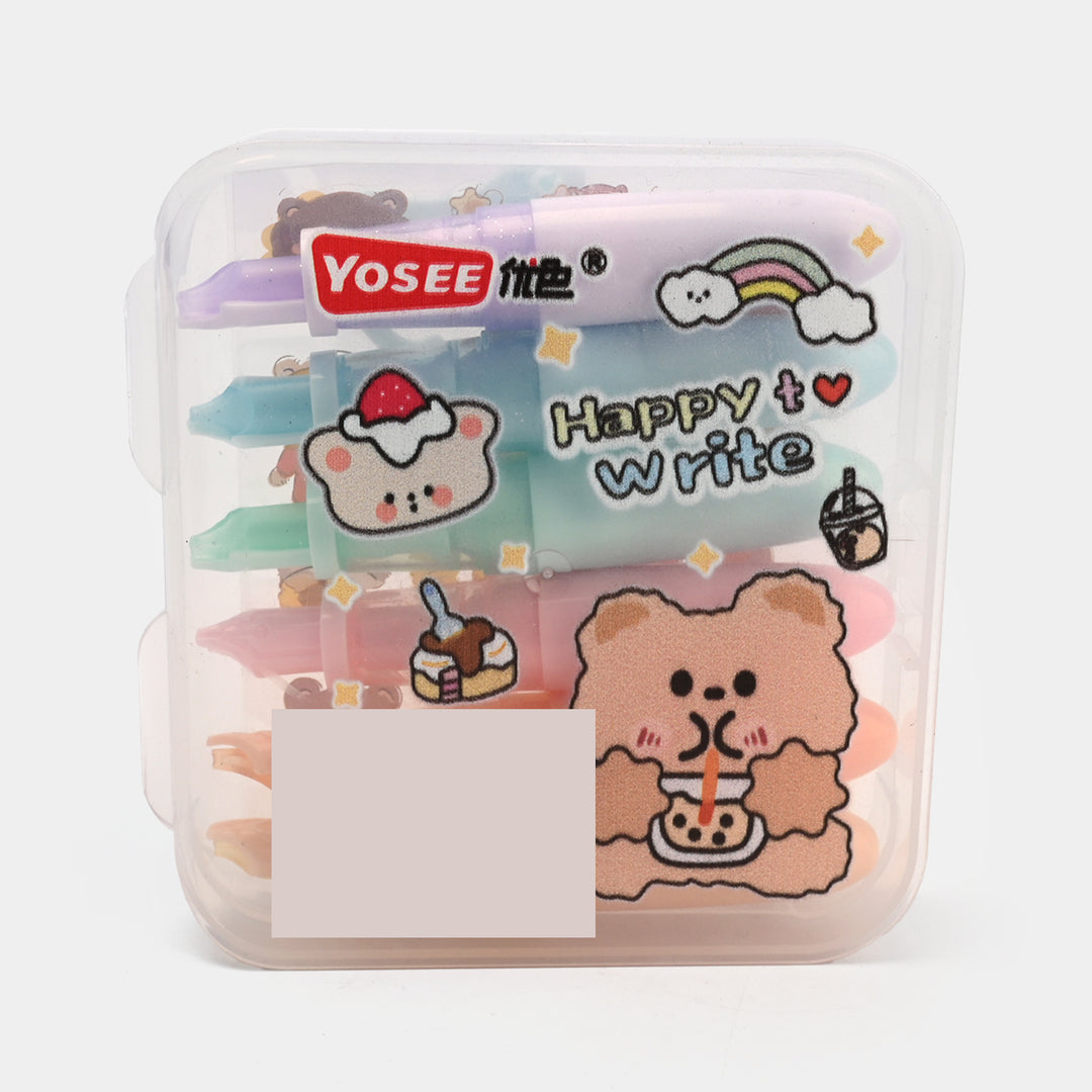 Mini Cute Shape Highlighter Set