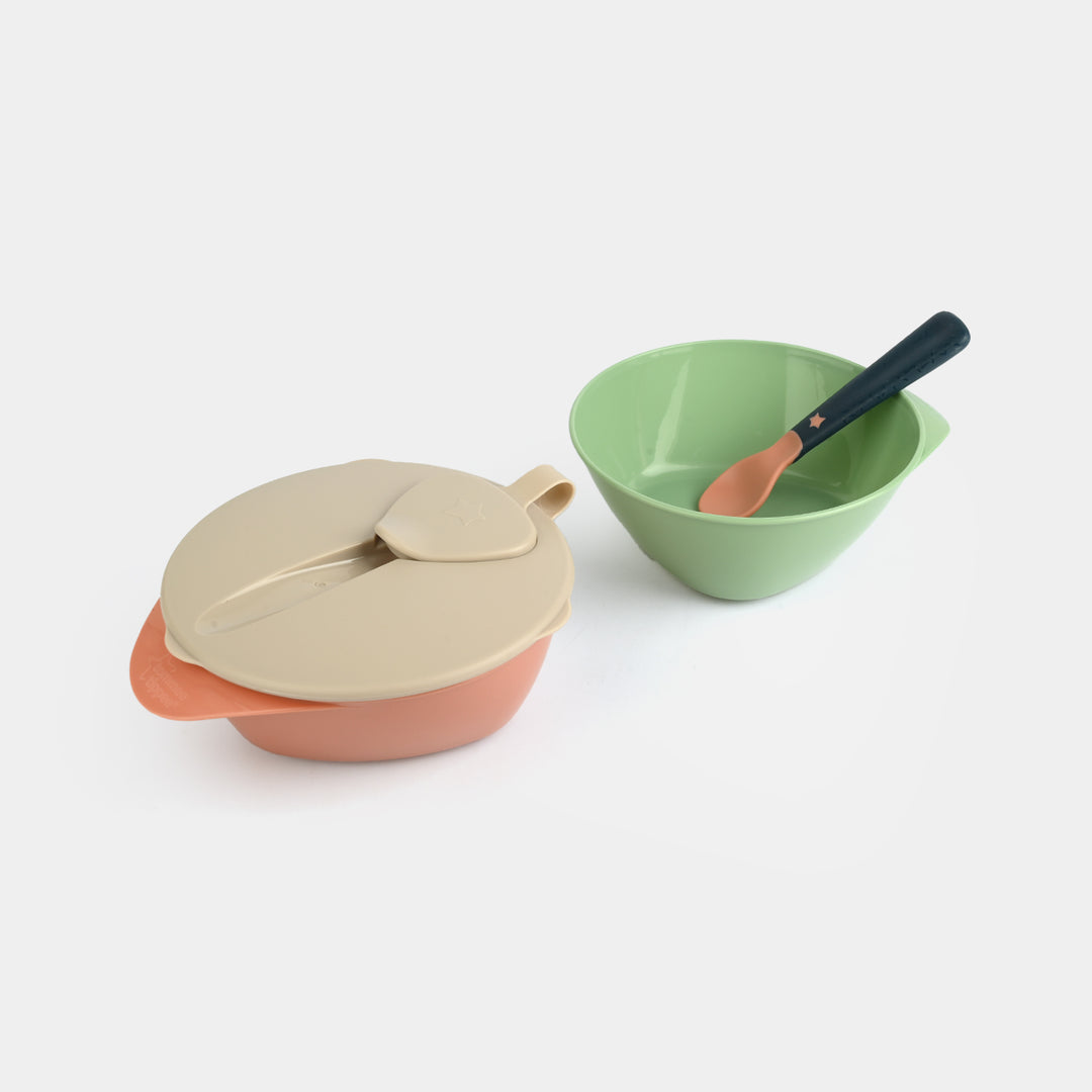 Easiscoop Bowls with Travel Lid & Spoon