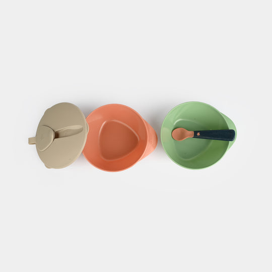 Easiscoop Bowls with Travel Lid & Spoon