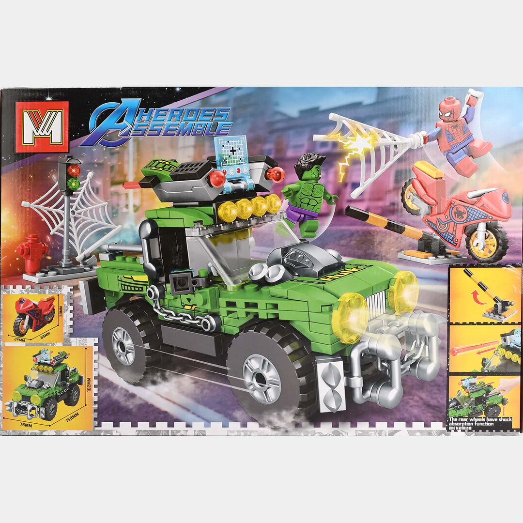 Action-Packed Building Blocks Set