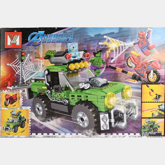 Action-Packed Building Blocks Set