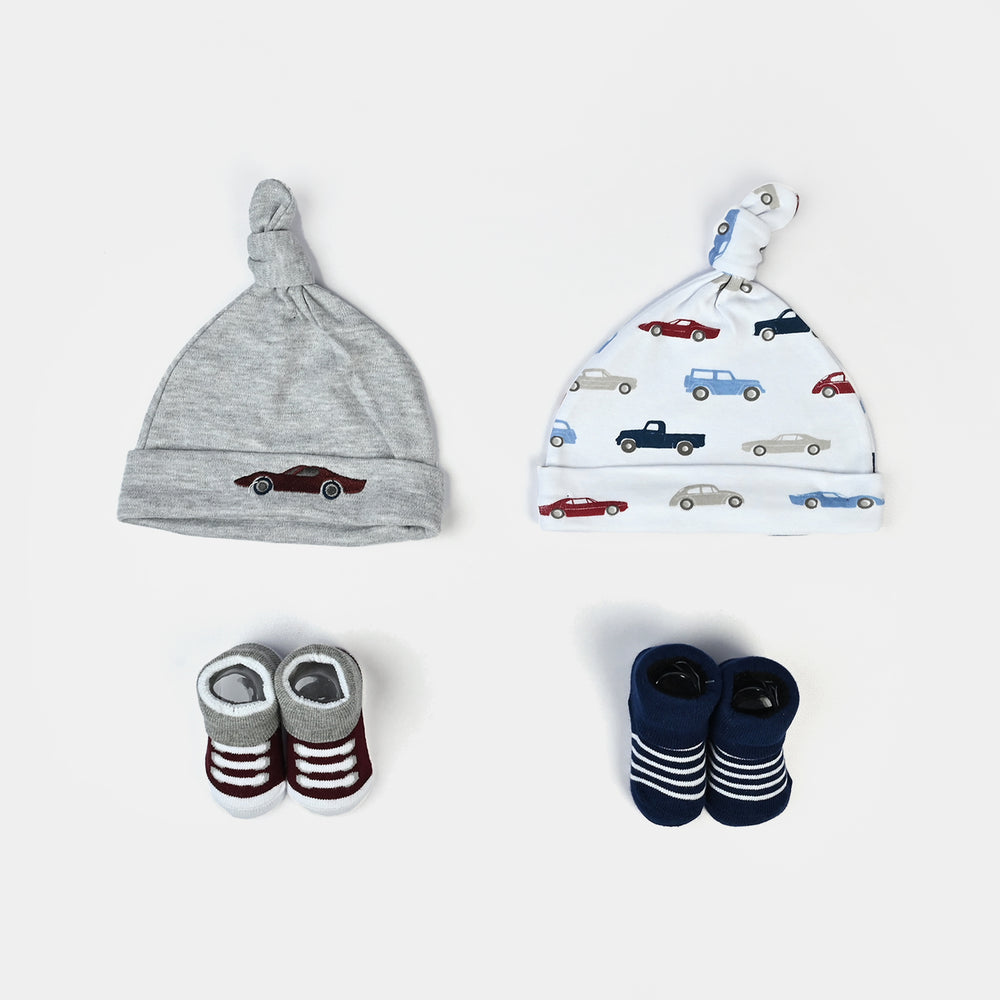 Baby Cap With Booties Set | 0M+