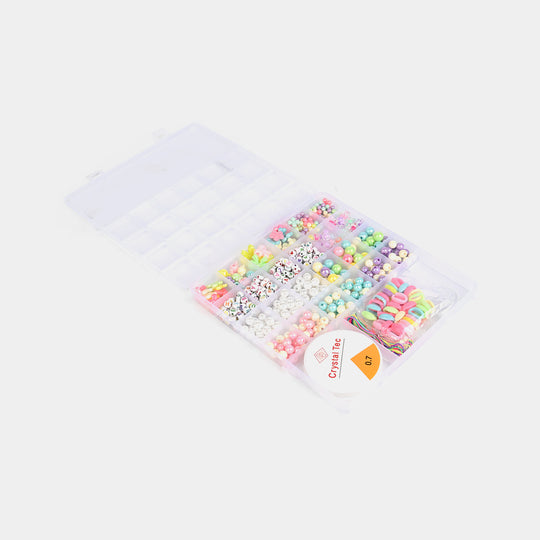 Girls DIY Bead Jewelry Making Kit Set