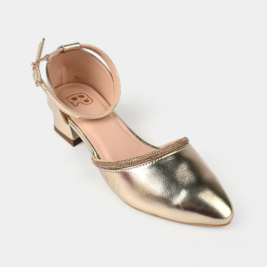 Girls Pumps Heels ZP-058-GOLDEN
