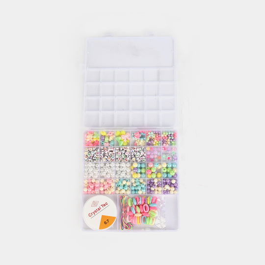 Girls DIY Bead Jewelry Making Kit Set