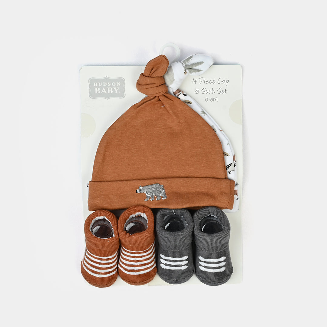 Baby Cap With Booties Set | 0M+