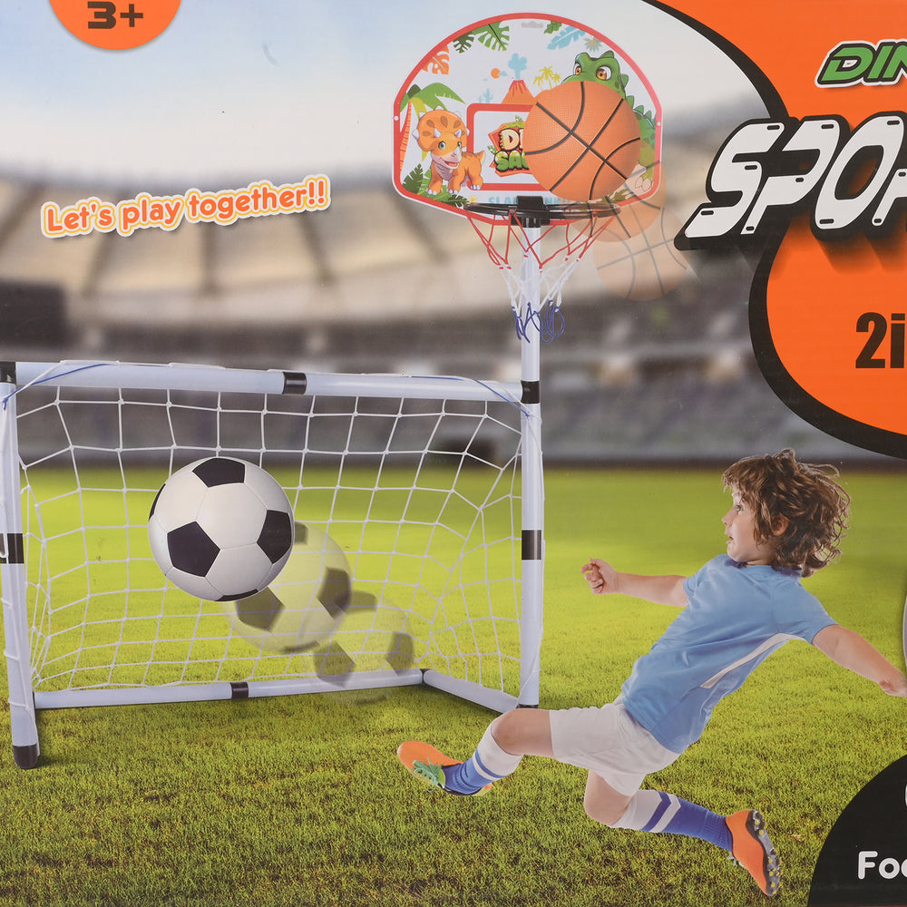 2 In 1 Sports Football & Basketball Play Set