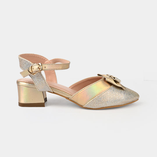 Girls Pumps Heels ZP-059-GOLDEN