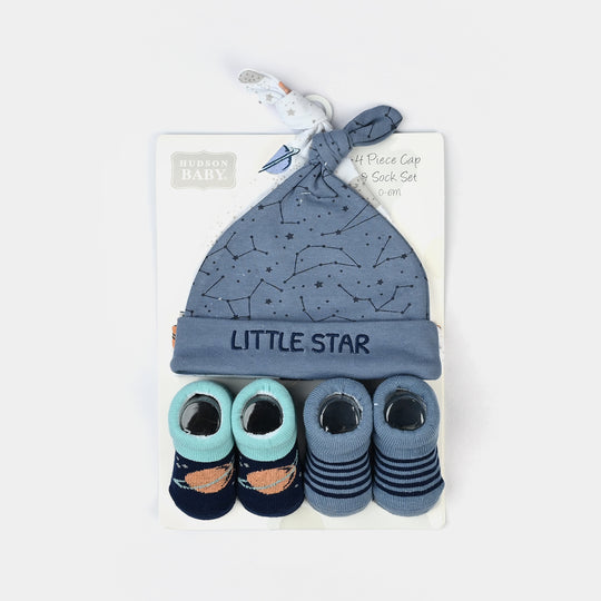 Baby Cap With Booties Set | 0M+
