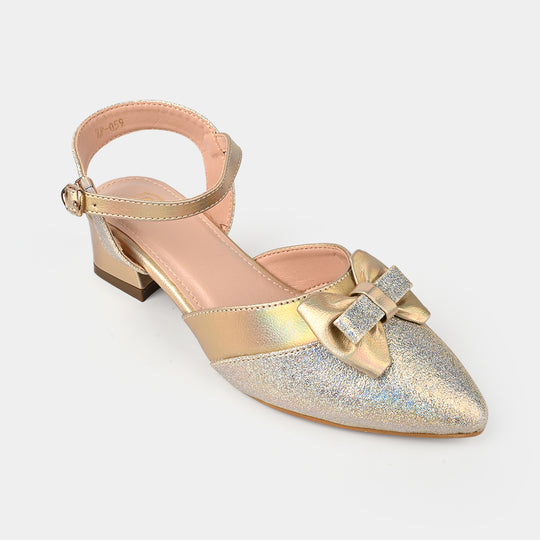 Girls Pumps Heels ZP-059-GOLDEN