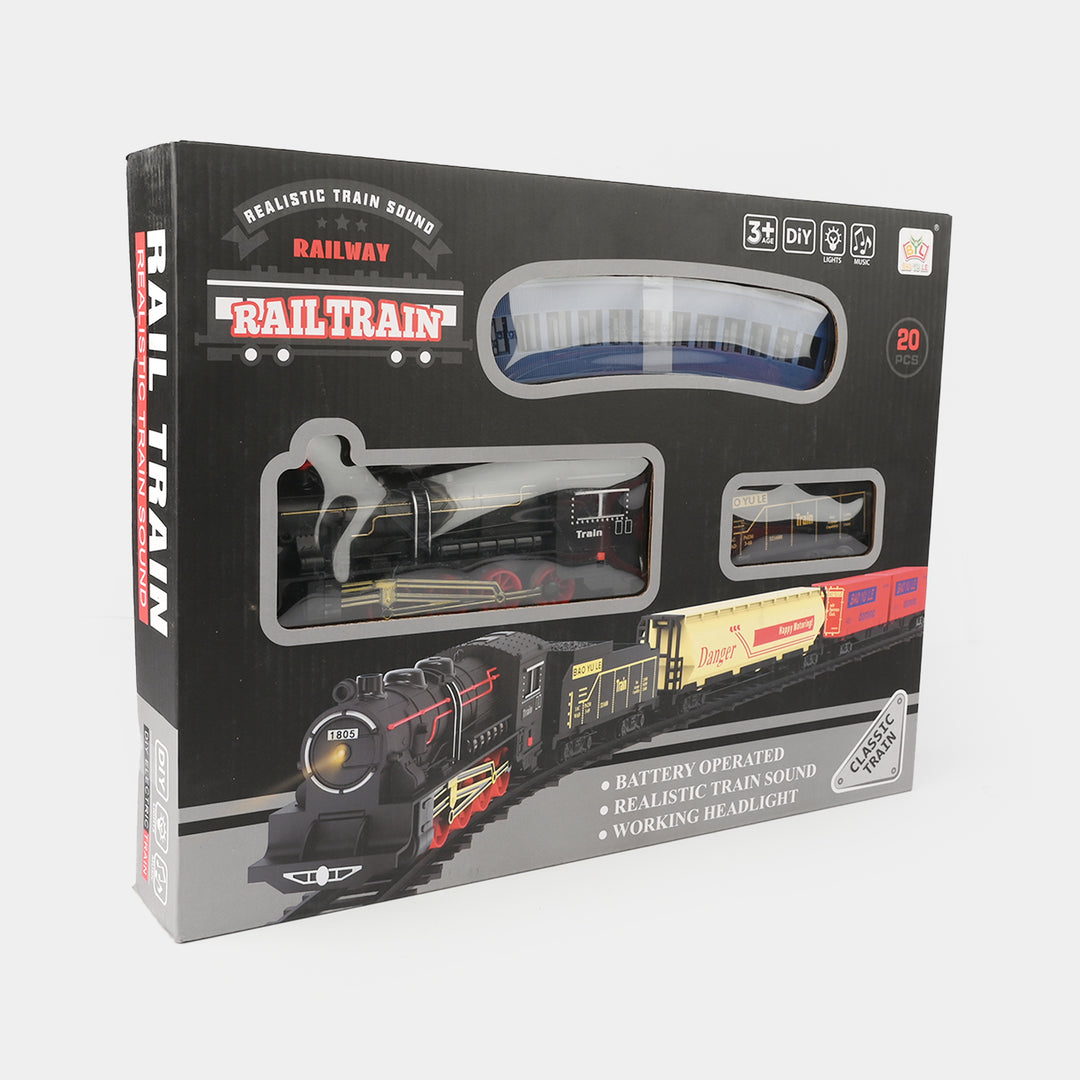 The Railway Train & Track Set for Kids