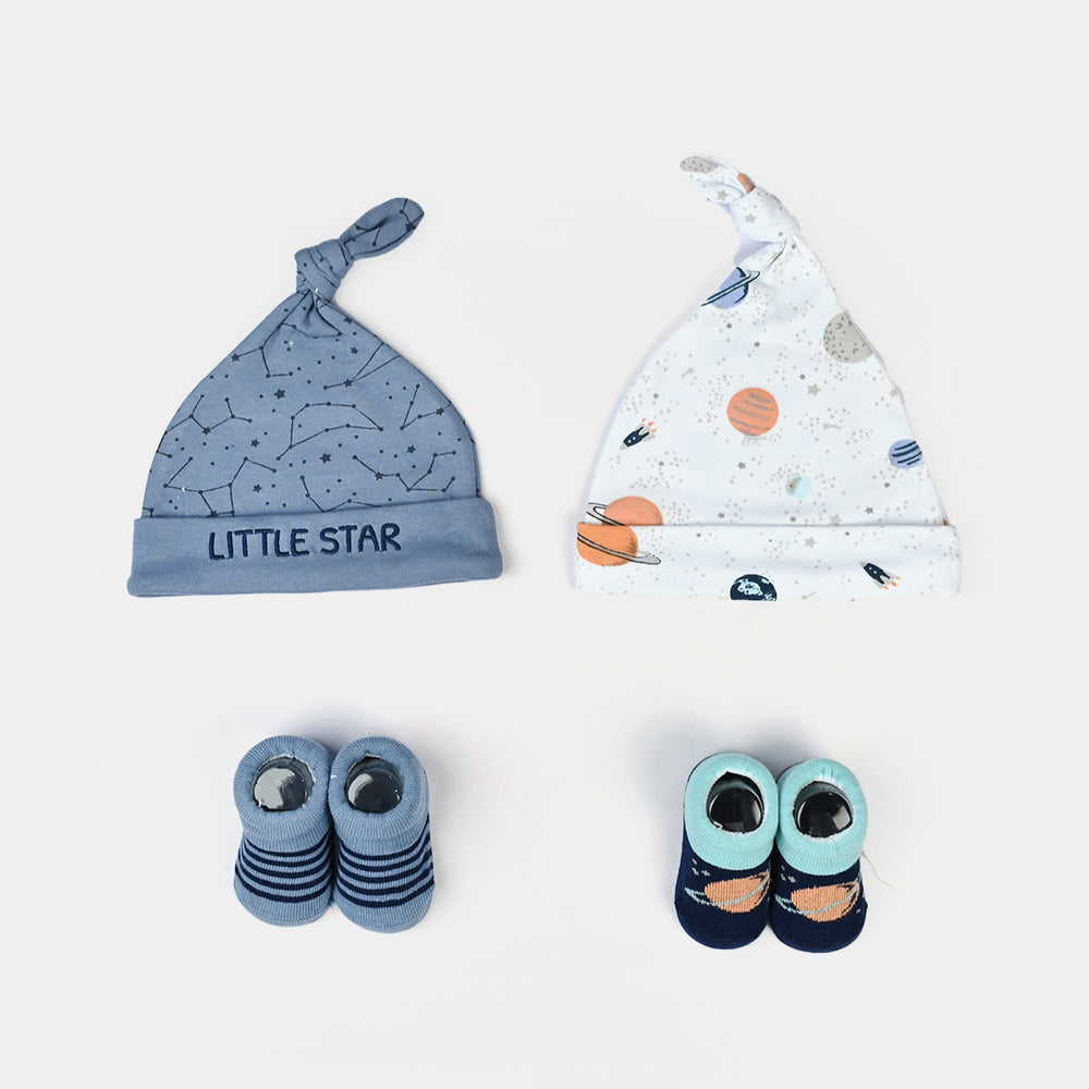 Baby Cap With Booties Set | 0M+
