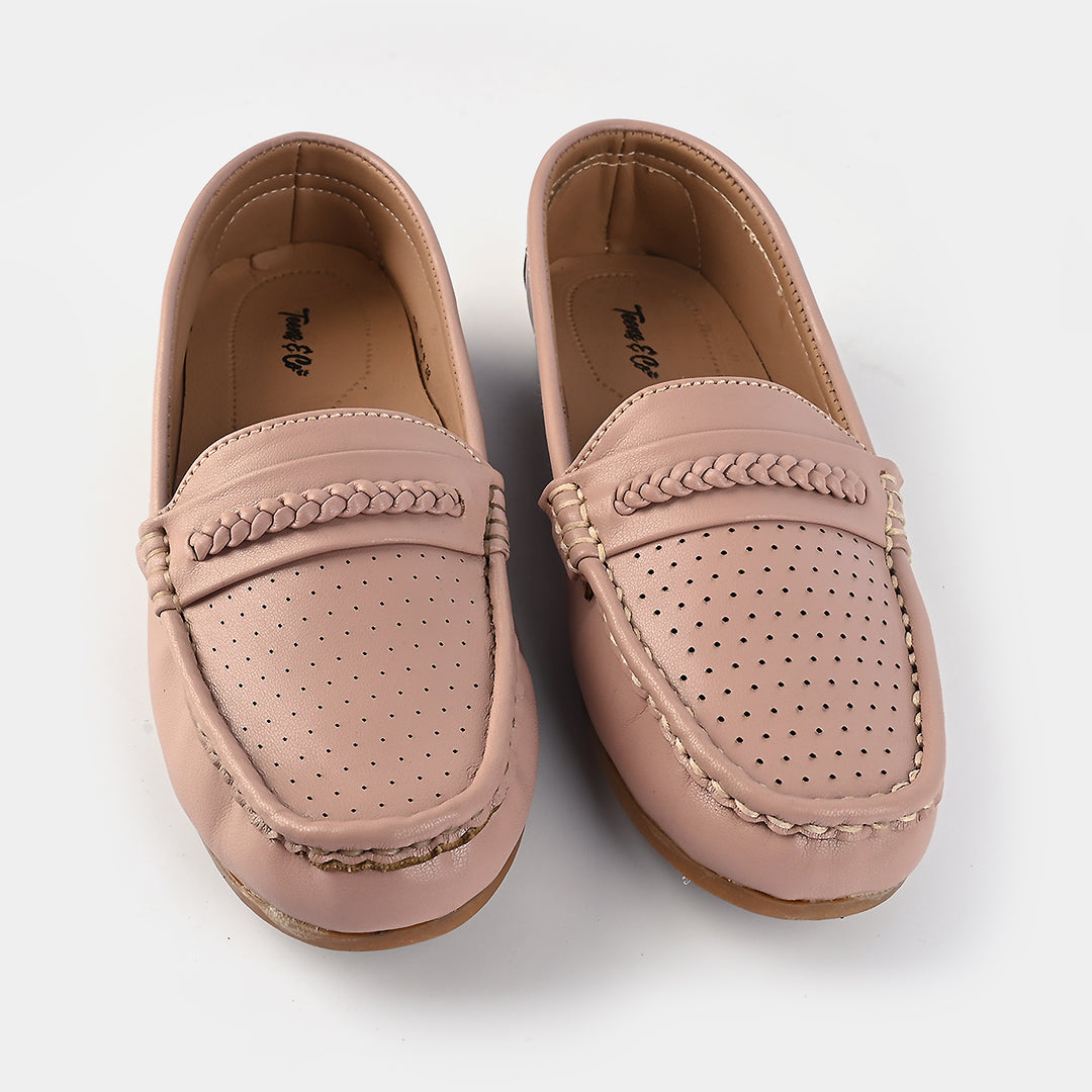 Teens Girls Loafers RB-01-Pink