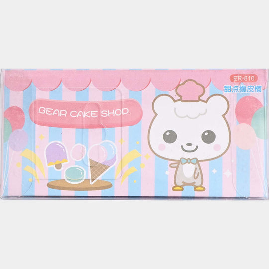 Cute Novelty Stationery Eraser Set