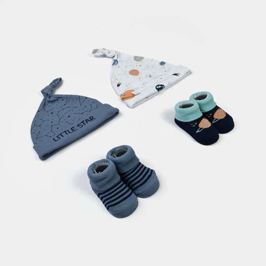 Baby Cap With Booties Set | 0M+