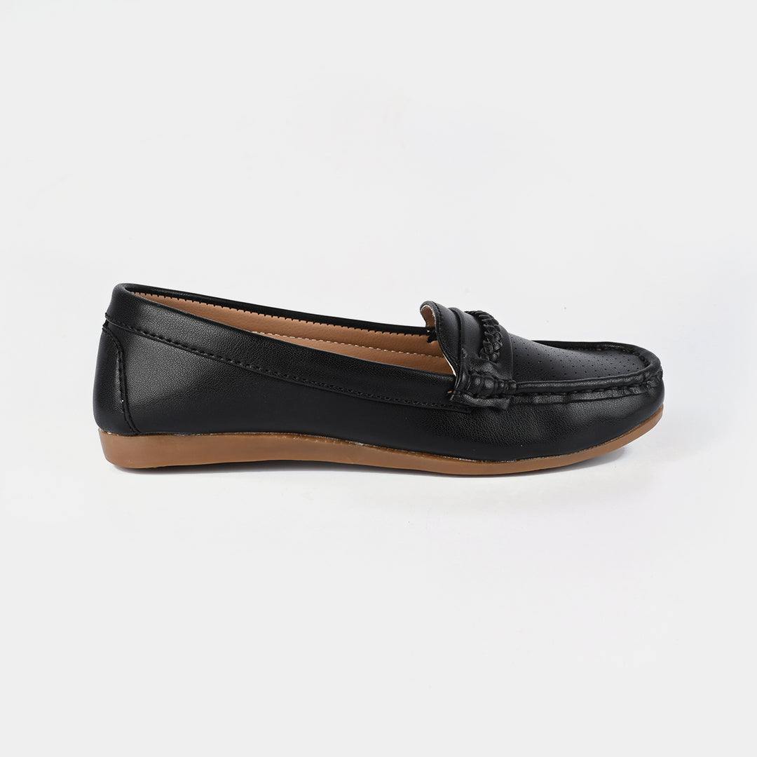 Teens Girls Loafers RB-01-BLACK