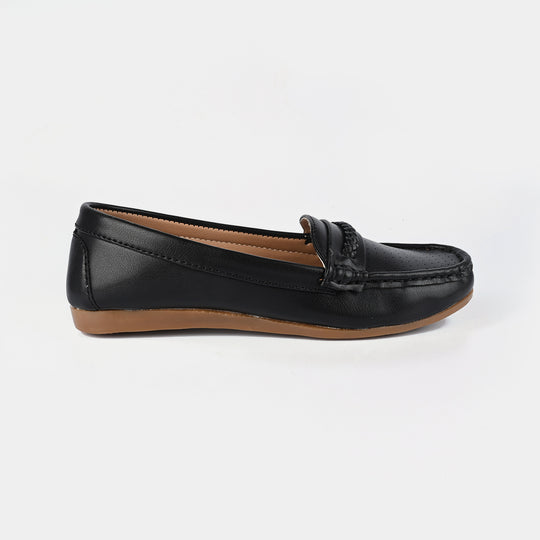 Teens Girls Loafers RB-01-BLACK