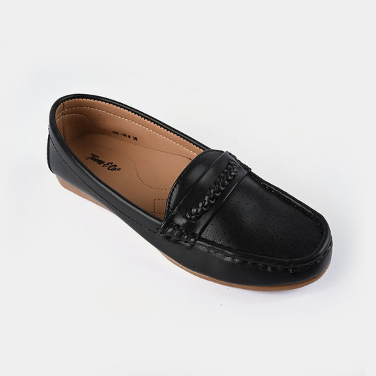 Teens Girls Loafers RB-01-BLACK