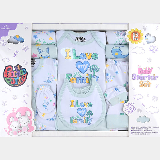 Boys Newborn Gift Set - Blue 13Pcs