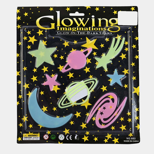 Glowing Plastic Stickers